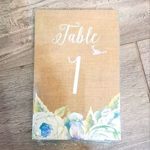New 25 Table Numbers 4x6